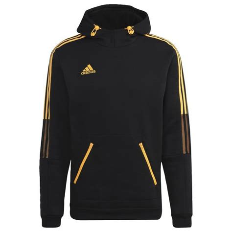 hoodie adidas schwarz weiss gelb 116|Pullover .